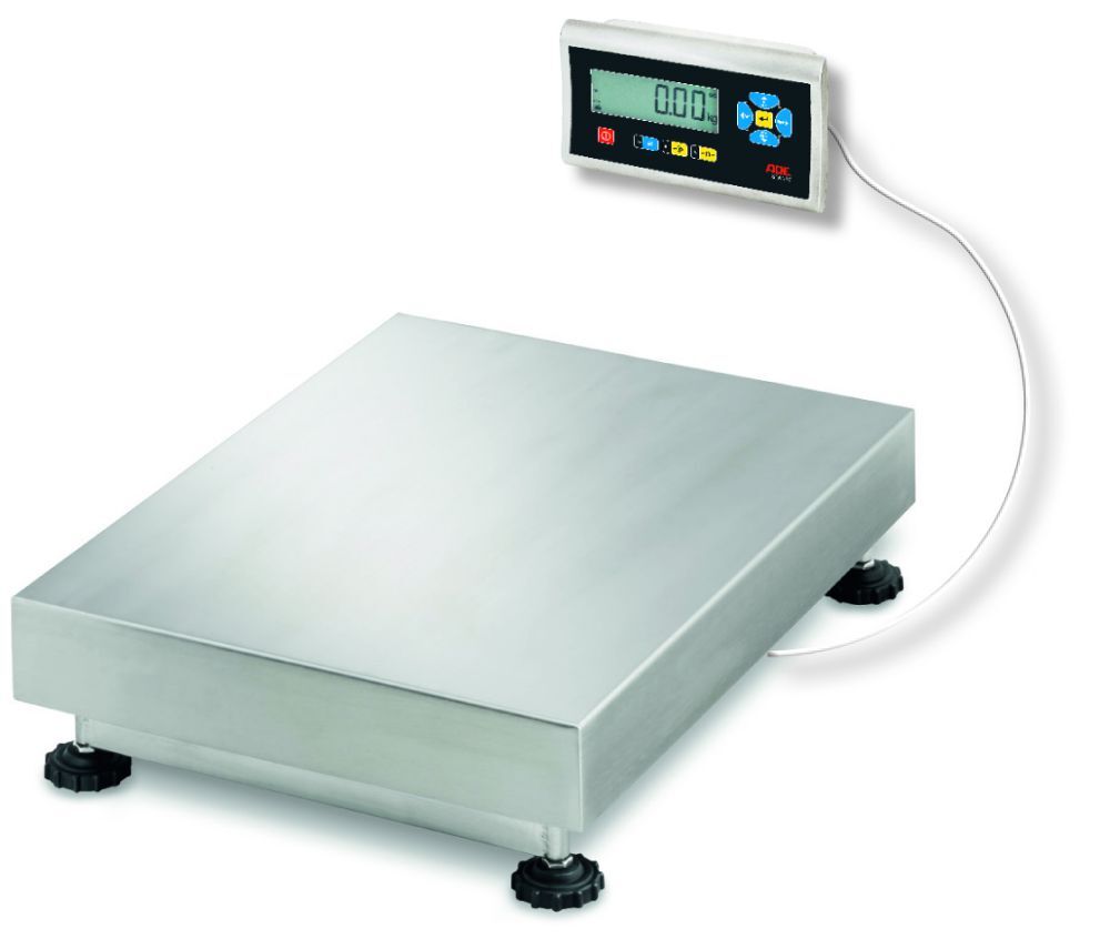 ADE Plattformwaage VSL-Niro3-60e+STAN07 max 60kg Ziffernschritt 20g Geeicht Produktbild ADE Plattformwaage VSL-Niro3-60e+STAN07 max 60kg Ziffernschritt 20g Geeicht