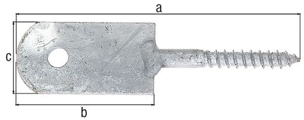 Alberts Zaunriegelhalter,feuerverzinkt,zum Anschrauben,- Skizze Alberts Zaunriegelhalter,feuerverzinkt,zum Anschrauben,- Skizze