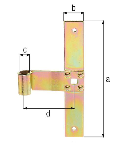 Alberts Fensterladen-Mittelband, gerade, Edelstahl, HxB 200x30 mm, Rolle Ø13 mm Alberts Fensterladen-Mittelband, gerade, Edelstahl, HxB 200x30 mm, Rolle Ø13 mm