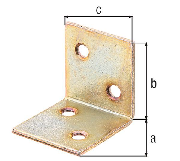Alberts Breitwinkel, Edelstahl, TxHxB 40x40x40 mm Produktbild Alberts Breitwinkel, Edelstahl, TxHxB 40x40x40 mm