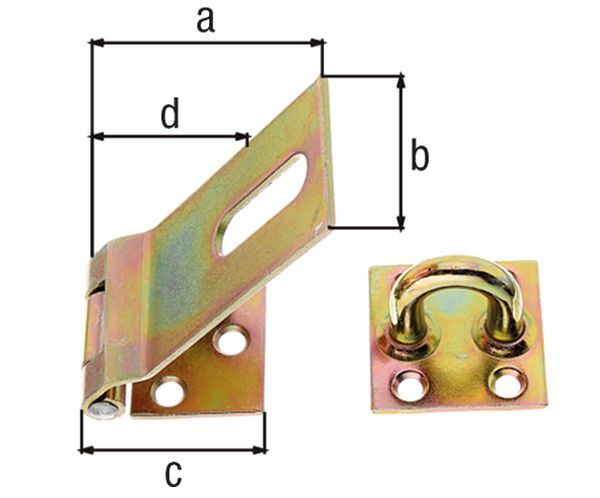 Alberts Sicherheits-Überfalle,  LxB Überfalle: 85x37,L Platte: 38 mm Produktbild Alberts Sicherheits-Überfalle,  LxB Überfalle: 85x37,L Platte: 38 mm