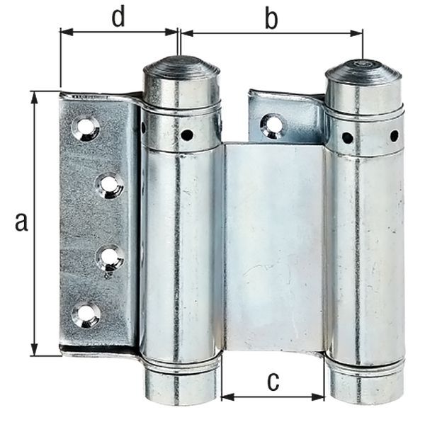 Alberts Pendeltürband,f.Türstärken von 18-25mm,blau verzinkt,Höhe 76mm,Karte à 1 St. Produktbild Alberts Pendeltürband,f.Türstärken von 18-25mm,blau verzinkt,Höhe 76mm,Karte à 1 St.