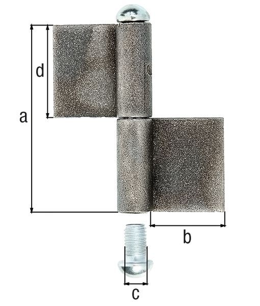 Alberts Konstruktionsband Typ KO4, zweit., z.Anschweißen, Höhe 180mm Alberts Konstruktionsband Typ KO4, zweit., z.Anschweißen, Höhe 180mm