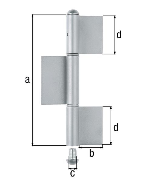 Alberts Konstruktionsband Typ KO8, dreit., z.Anschweißen, Höhe 220mm Produktbild Alberts Konstruktionsband Typ KO8, dreit., z.Anschweißen, Höhe 220mm