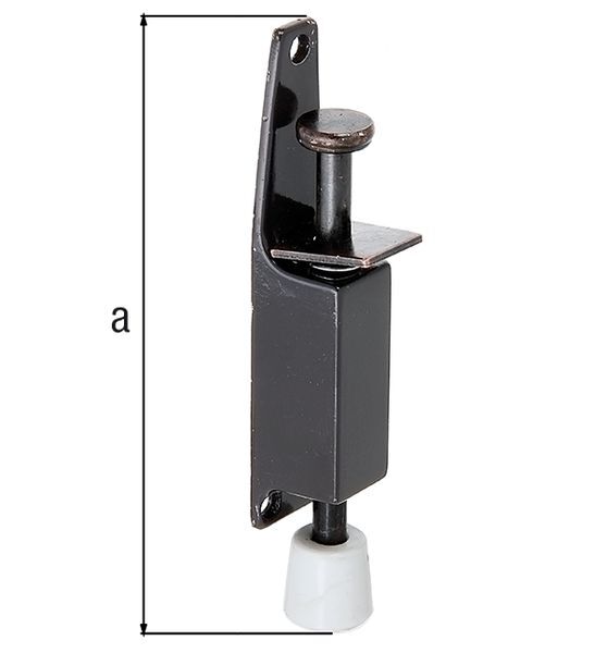 Alberts Türfeststeller, für Zimmertüren, weiß lackiert, Höhe 180 mm, Karte à 1 St. Produktbild Alberts Türfeststeller, für Zimmertüren, weiß lackiert, Höhe 180 mm, Karte à 1 St.