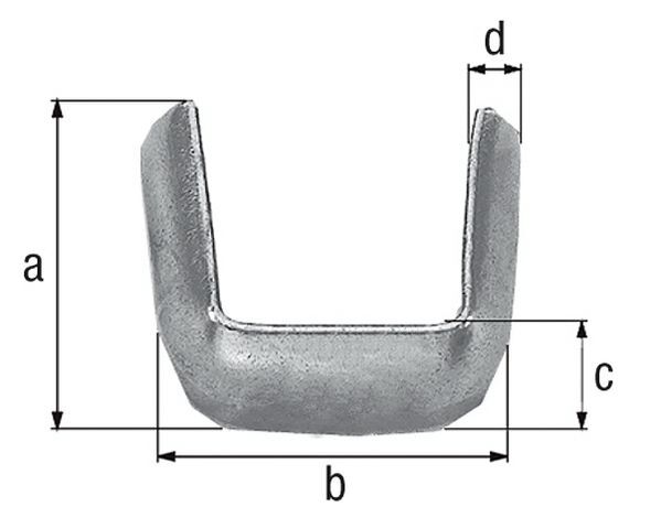 Alberts Bund für die Verbindung von Zierelementen,Stahl roh, Mat.16x5 mm, HxB 32x35 mm Produktbild Alberts Bund für die Verbindung von Zierelementen,Stahl roh, Mat.16x5 mm, HxB 32x35 mm