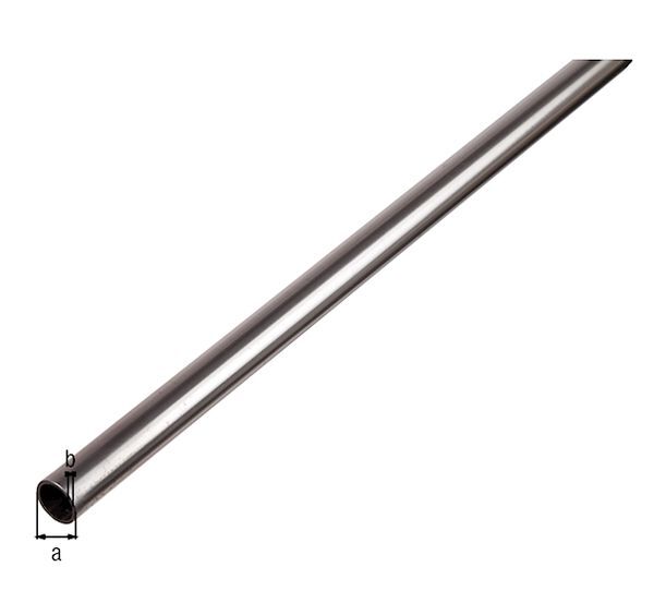 Alberts Rundrohr, Stahl roh, kalt gewalzt, LxØxS 2000 x 12 x 1 mm Produktbild Alberts Rundrohr, Stahl roh, kalt gewalzt, LxØxS 2000 x 12 x 1 mm