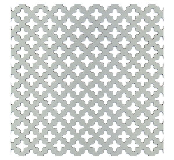 Alberts Lochblech Kreuzloch, Alu silber elox., BxLxS 200 x 1000 x 0,8 mm Produktbild Alberts Lochblech Kreuzloch, Alu silber elox., BxLxS 200 x 1000 x 0,8 mm