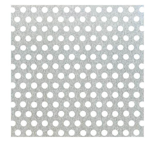 Alberts Lochblech, Lochung rund Ø1,5 mm, Alu silber elox., BxLxS 250 x 500 x 0,8 mm Produktbild Alberts Lochblech, Lochung rund Ø1,5 mm, Alu silber elox., BxLxS 250 x 500 x 0,8 mm