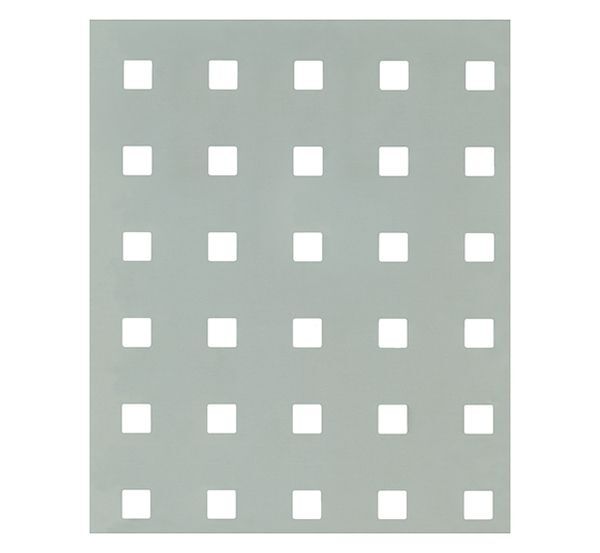 Alberts Lochblech, Lochung quadr. 10 x 10 mm, Alu silber elox.,BxLxS 300 x 1000 x 0,8 mm Produktbild Alberts Lochblech, Lochung quadr. 10 x 10 mm, Alu silber elox.,BxLxS 300 x 1000 x 0,8 mm