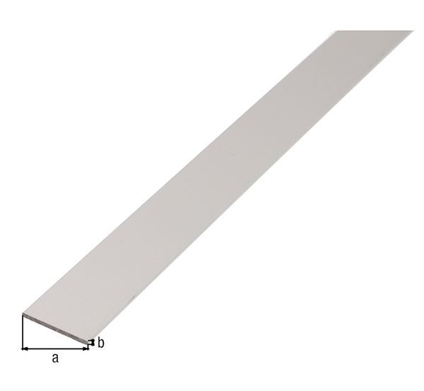 Alberts Flachstange Alu silber eloxiert LxBxS 2000 x 20 x 2 mm Alberts Flachstange Alu silber eloxiert LxBxS 2000 x 20 x 2 mm