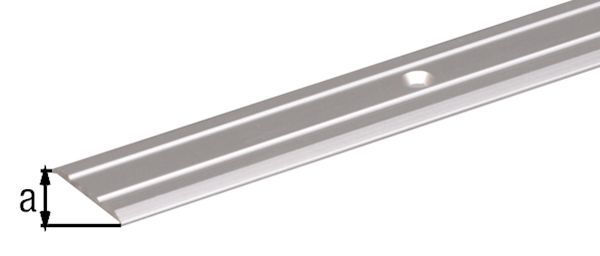 Alberts Übergangsprofil, Alu silber elox., LxB 900x25mm Produktbild Alberts Übergangsprofil, Alu silber elox., LxB 900x25mm