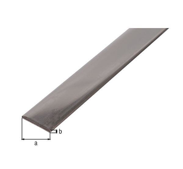 Alberts Flachstange Edelstahl  LxBxS 1000 x 20 x 2 mm Produktbild Alberts Flachstange Edelstahl  LxBxS 1000 x 20 x 2 mm