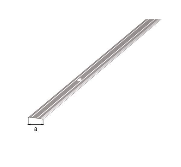 Alberts Übergangsprofil, gebohrt, Alu gold elox., LxBxS 900x38x1,0mm Produktbild Alberts Übergangsprofil, gebohrt, Alu gold elox., LxBxS 900x38x1,0mm