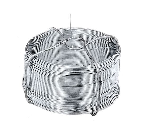 Alberts Drahtspule, verzinkt, grün kunststoffbeschichtet, Stärke 1,2 mm, Länge 50 m Produktbild Alberts Drahtspule, verzinkt, grün kunststoffbeschichtet, Stärke 1,2 mm, Länge 50 m