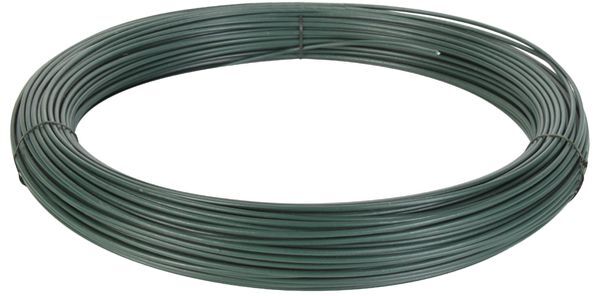 Alberts Spanndraht, grün kunststoffbeschichtet, Drahtstärke Ø3,1 mm, Länge 110 m Alberts Spanndraht, grün kunststoffbeschichtet, Drahtstärke Ø3,1 mm, Länge 110 m