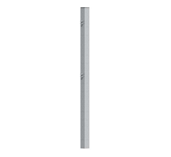 Alberts Klobenpfosten Doppelt. Madrid,fvz.anthrazit-met.Kst.b.,z.Einbet.80x80/1500 mm Produktbild Alberts Klobenpfosten Doppelt. Madrid,fvz.anthrazit-met.Kst.b.,z.Einbet.80x80/1500 mm