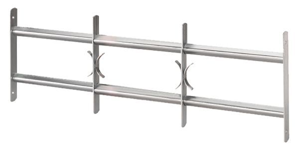 Alberts Fenstergitter Amsterdam,ausziehbar,galv. blau verzinkt,HxB-B 300x700-1050 mm Produktbild Alberts Fenstergitter Amsterdam,ausziehbar,galv. blau verzinkt,HxB-B 300x700-1050 mm