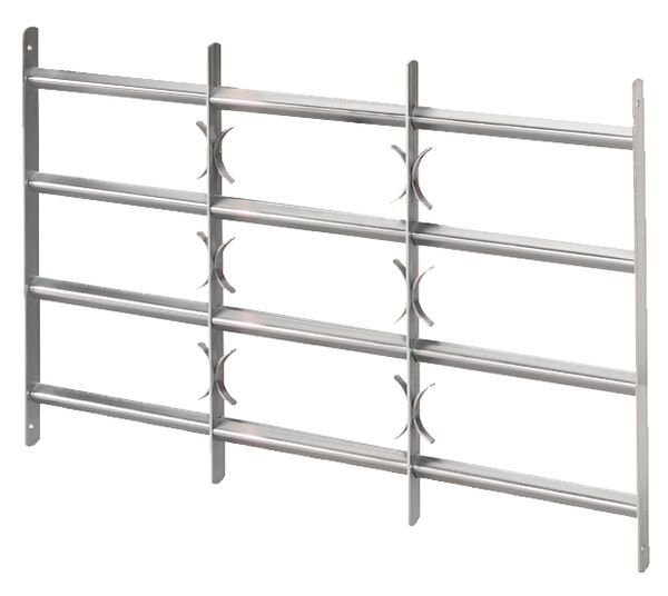 Alberts Fenstergitter Amsterdam ausziehbar galv. blau verzinkt HxB-B 600x700-1050 mm Produktbild Alberts Fenstergitter Amsterdam ausziehbar galv. blau verzinkt HxB-B 600x700-1050 mm