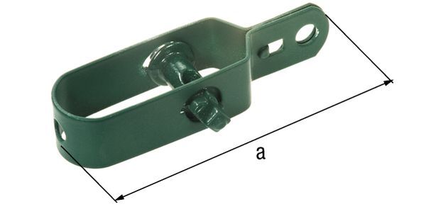 Alberts Drahtspanner, verzinkt, grün Kst.b., Gesamtlänge 130 mm Alberts Drahtspanner, verzinkt, grün Kst.b., Gesamtlänge 130 mm