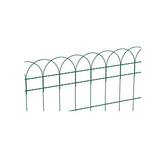 Alberts Ziergeflecht Rondo, verzinkt, grün kunststoffbeschichtet, Höhe 400 mm, Länge 10m Produktbild Alberts Ziergeflecht Rondo, verzinkt, grün kunststoffbeschichtet, Höhe 400 mm, Länge 10m