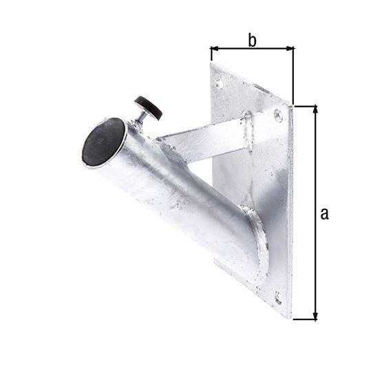 Alberts Halter für Fahnenmasten zur Befestigung an der Wand, fvz, f. Rohr Ø42 mm Produktbild Alberts Halter für Fahnenmasten zur Befestigung an der Wand, fvz, f. Rohr Ø42 mm