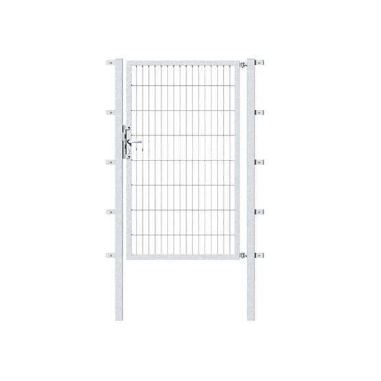 Alberts Stabgitter-Einzeltor,fvz.anthr.Kst.b.RAL 7016,lichte BxH1250x1400,PF60x60/1900mm Alberts Stabgitter-Einzeltor,fvz.anthr.Kst.b.RAL 7016,lichte BxH1250x1400,PF60x60/1900mm