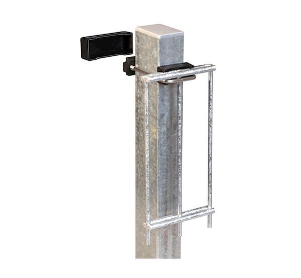 Alberts Bügelschelle für Vierkantpfosten, Edelstahl, für Pfosten 60x40 mm Produktbild Alberts Bügelschelle für Vierkantpfosten, Edelstahl, für Pfosten 60x40 mm