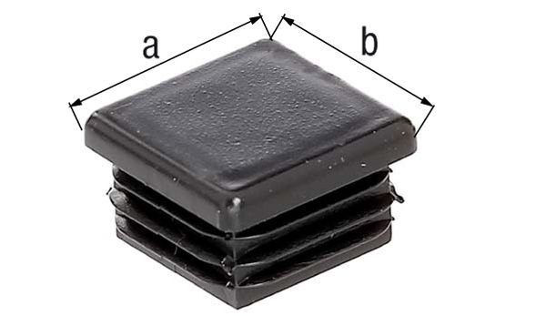 Alberts Pfostenkappe für Universalpfosten, SB, Kst. schwarz, 30x30 mm Produktbild Alberts Pfostenkappe für Universalpfosten, SB, Kst. schwarz, 30x30 mm