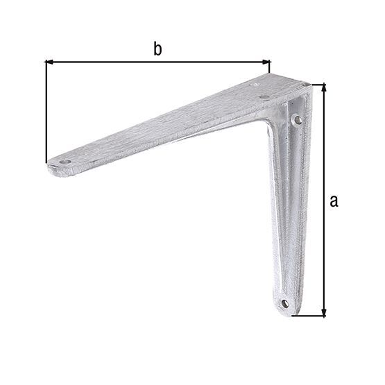 Alberts Konsole aus T-Profil, Aluguss, HxT 400x450 mm Alberts Konsole aus T-Profil, Aluguss, HxT 400x450 mm