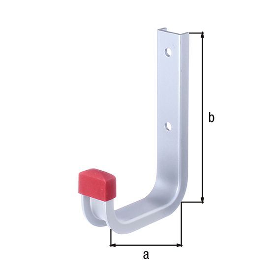 Alberts Wandhaken, Alu, HxT 200x190 mm Produktbild Alberts Wandhaken, Alu, HxT 200x190 mm