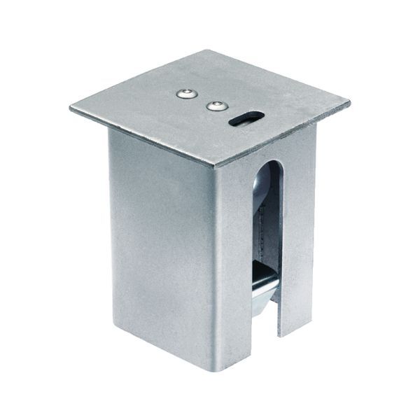 Alberts Abdeckkappe für Bodenhülsen Absperrpfosten eckig verriegelbar feuerverzinkt Produktbild Alberts Abdeckkappe für Bodenhülsen Absperrpfosten eckig verriegelbar feuerverzinkt