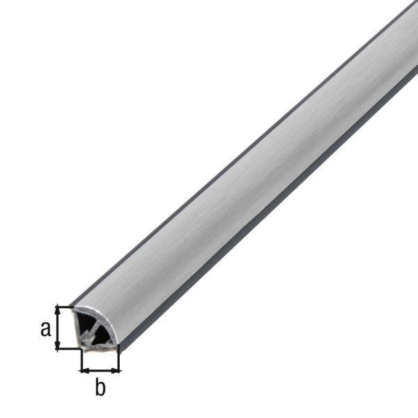 Alberts Abschlussleiste selbstklebend Edelstahl gebürstet 2600x15x15mm Alberts Abschlussleiste selbstklebend Edelstahl gebürstet 2600x15x15mm