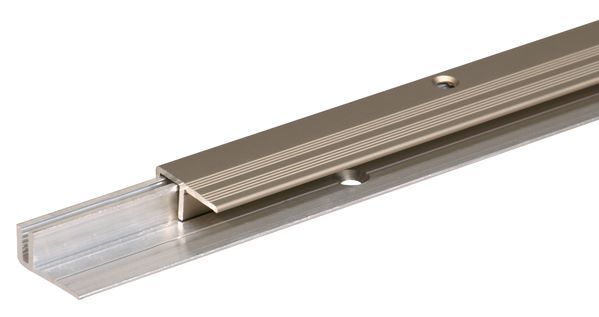 Alberts Ausgleichsprofil Pro Alu edelstahl eloxiert 2700 x 22 x 1,5 mm für Beläge 7-15mm Produktbild Alberts Ausgleichsprofil Pro Alu edelstahl eloxiert 2700 x 22 x 1,5 mm für Beläge 7-15mm