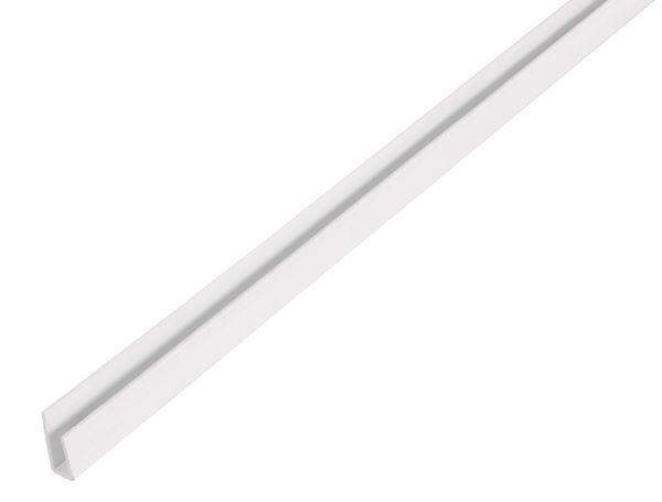 Alberts Abschlussprofil PVC weiß 1000 x 15 x 6 mm Produktbild Alberts Abschlussprofil PVC weiß 1000 x 15 x 6 mm