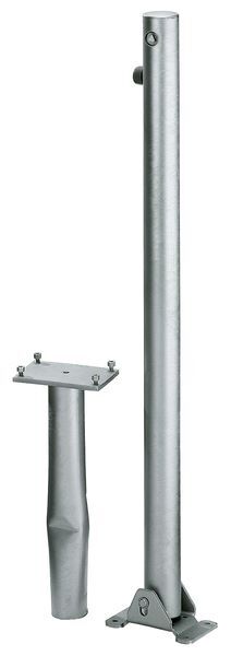 Alberts Pfosten Klappy-Bo feuerverzinkt zum Einbetonieren 60mm Dreikantschloss Produktbild Alberts Pfosten Klappy-Bo feuerverzinkt zum Einbetonieren 60mm Dreikantschloss