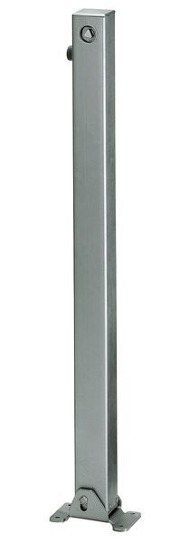 Alberts Pfosten Klappy feuerverzinkt zum Aufschrauben 70x70mm Dreikantschloss Produktbild Alberts Pfosten Klappy feuerverzinkt zum Aufschrauben 70x70mm Dreikantschloss