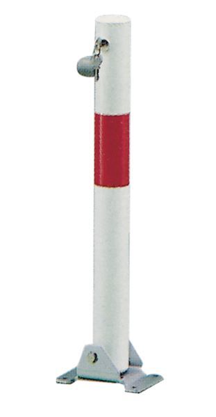 Alberts Pfosten Little weiß rot zum Aufschrauben 60mm Profilzylinder Produktbild Alberts Pfosten Little weiß rot zum Aufschrauben 60mm Profilzylinder