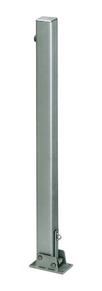 Alberts Pfosten Locky umlegbar feuerverzinkt zum Aufschrauben 70x70mm Produktbild Alberts Pfosten Locky umlegbar feuerverzinkt zum Aufschrauben 70x70mm