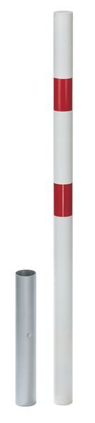 Alberts Pfosten Stabo herausnehmbar feuerverzinkt zum Einbetonieren 76mm ohne Ösen Produktbild Alberts Pfosten Stabo herausnehmbar feuerverzinkt zum Einbetonieren 76mm ohne Ösen