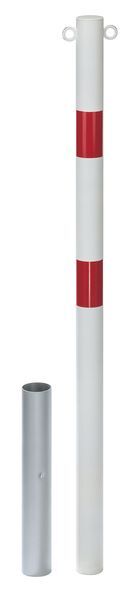 Alberts Pfosten Stabo herausnehmbar feuerverzinkt zum Einbetonieren 60mm mit 2 Ösen Produktbild Alberts Pfosten Stabo herausnehmbar feuerverzinkt zum Einbetonieren 60mm mit 2 Ösen