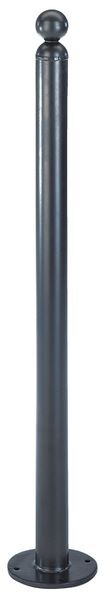 Alberts Absperrpoller Bella anthrazit zum Aufschrauben 76mm mit 2 Ösen Produktbild Alberts Absperrpoller Bella anthrazit zum Aufschrauben 76mm mit 2 Ösen