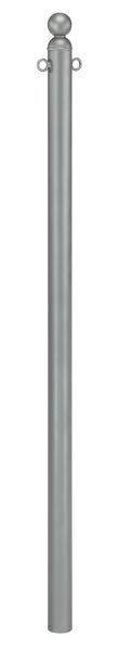 Alberts Absperrpoller Bella feuerverzinkt zum Einbetonieren 60mm mit 2 Ösen Produktbild Alberts Absperrpoller Bella feuerverzinkt zum Einbetonieren 60mm mit 2 Ösen