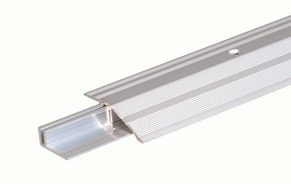 Alberts Ausgleichsprofil Pro Alu silber eloxiert 900 x 44 x 1,5 mm für Beläge 7-15mm Produktbild Alberts Ausgleichsprofil Pro Alu silber eloxiert 900 x 44 x 1,5 mm für Beläge 7-15mm