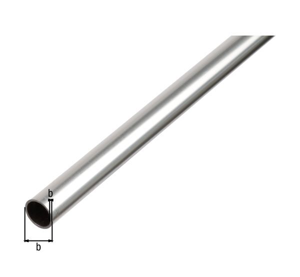 Alberts BA Profil rund Alu natur 2600 x 20 x 1 mm Produktbild Alberts BA Profil rund Alu natur 2600 x 20 x 1 mm bild 2