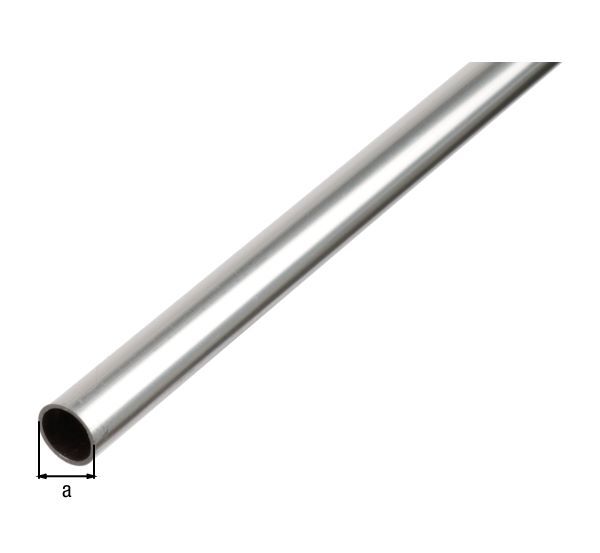 Alberts BA Profil rund Alu natur 2600 x 30 x 2 mm Produktbild Alberts BA Profil rund Alu natur 2600 x 30 x 2 mm bild 2