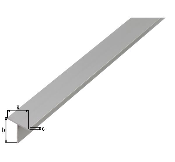Alberts BA Profil in T Form Alu natur 2600 x 35 x 35 x 3 mm Alberts BA Profil in T Form Alu natur 2600 x 35 x 35 x 3 mm