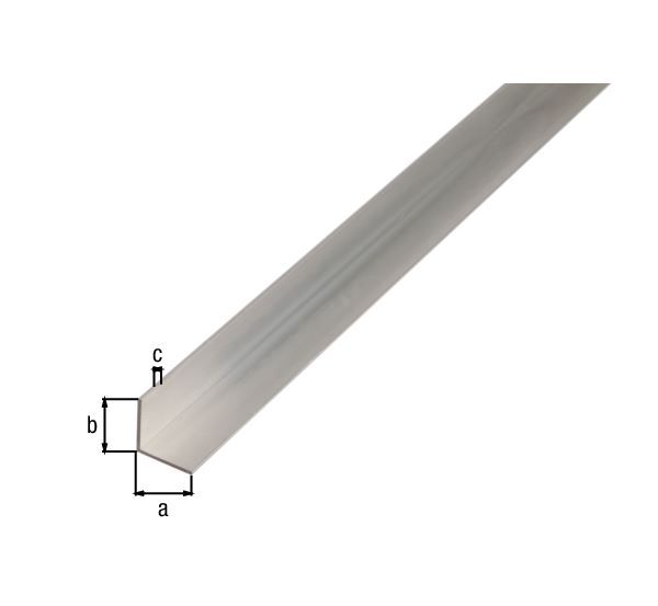 Alberts BA Profil Winkel Alu natur 1000 x 50 x 50 x 3 mm Produktbild Alberts BA Profil Winkel Alu natur 1000 x 50 x 50 x 3 mm bild 2