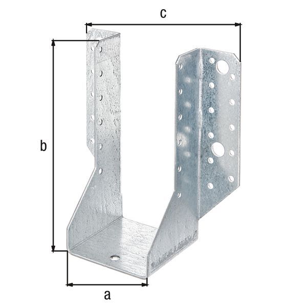 Alberts Balkenschuh Typ A sendzimirverzinkt lichte Breite 70mm Höhe 155mm Produktbild Alberts Balkenschuh Typ A sendzimirverzinkt lichte Breite 70mm Höhe 155mm bild 2