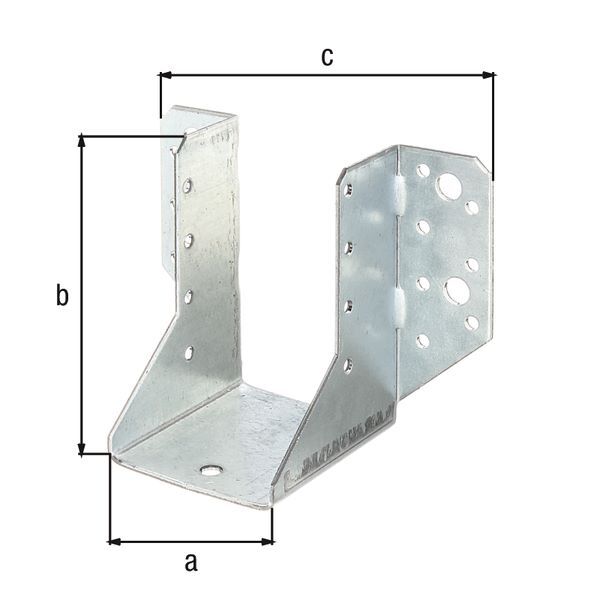 Produktbild Balkenschuh, sendzimirverzinkt, lichte Breite 60 mm, Höhe 100 mm, verp. à 6 St. bild 4
